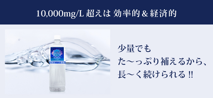 シリカ濃縮液 1L+携帯に便利な100mlのセット][福井 : 水・ソフト